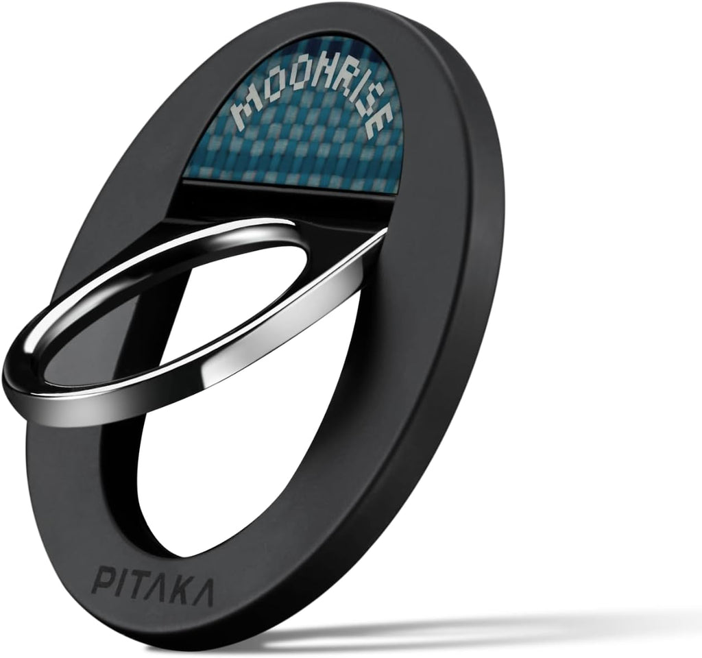 PITAKA Phone Ring Holder Magnetic Phone Grip Compatible with MagSafe Ring for iPhone 15/14/13/12 [MagEZ Grip] - PhoneStore 豐達網上商店