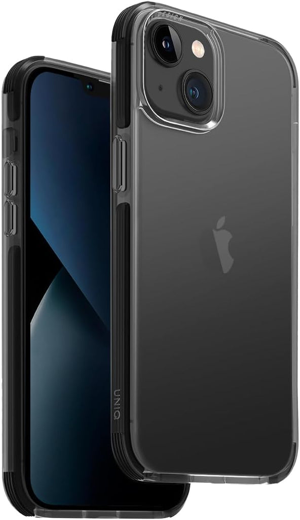 UNIQ Combat Handyhülle kompatibel mit iPhone 14 (CrystalClear) 