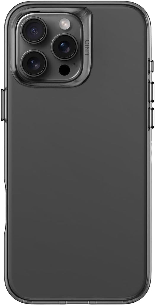 UNIQ AIR Fender Phone Case Compatible with Hybrid iPhone 16 PRO MAX (2024) 6.9 (Grey Tinted)