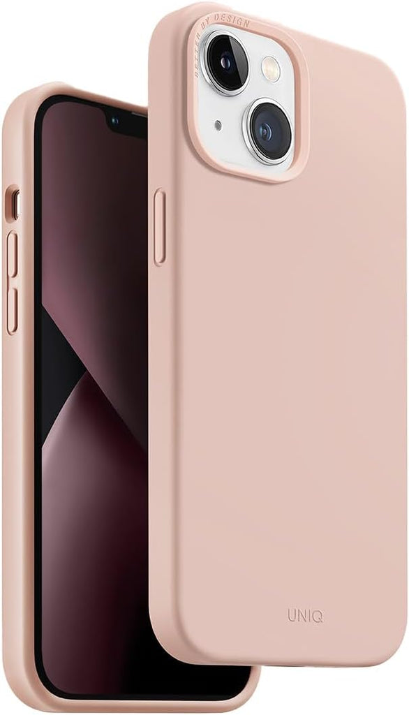 UNIQ Lino Hue (MagClick Magnetic Charging Compatible) Phone Case Compatible with iPhone 14 (Pink)