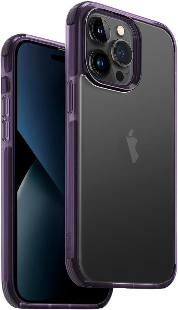 UNIQ Combat Phone Case Compatible with iPhone 14 Pro (Purple)