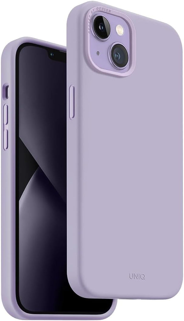 UNIQ Lino Phone Case Compatible with iPhone 14 Plus (Purple)