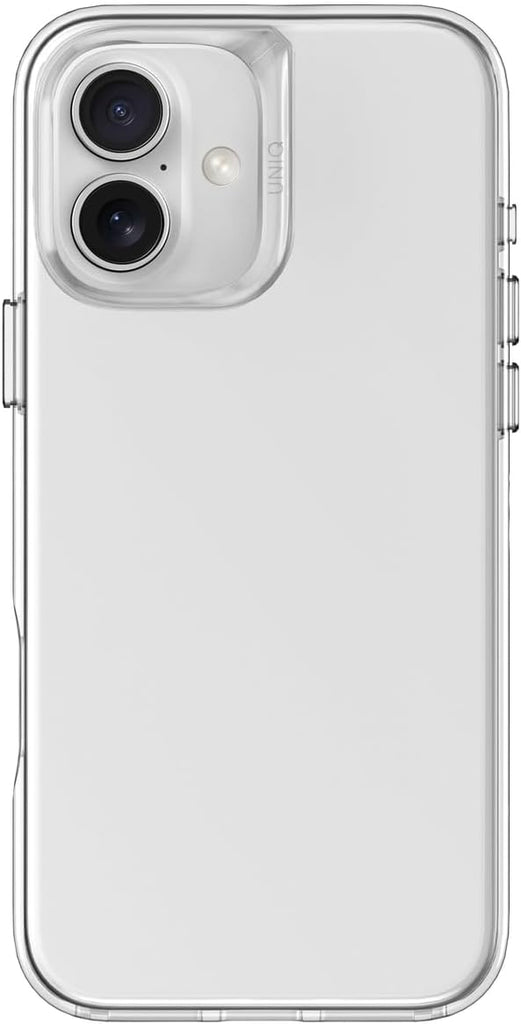 UNIQ AIR Fender Phone Case Compatible with Hybrid iPhone 16 (2024) 6.1 (Transparent)