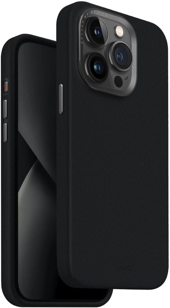 UNIQ Lyden Phone Case Compatible with iPhone 15 Pro, MagClick Magnetic Charging Compatible (Gray)