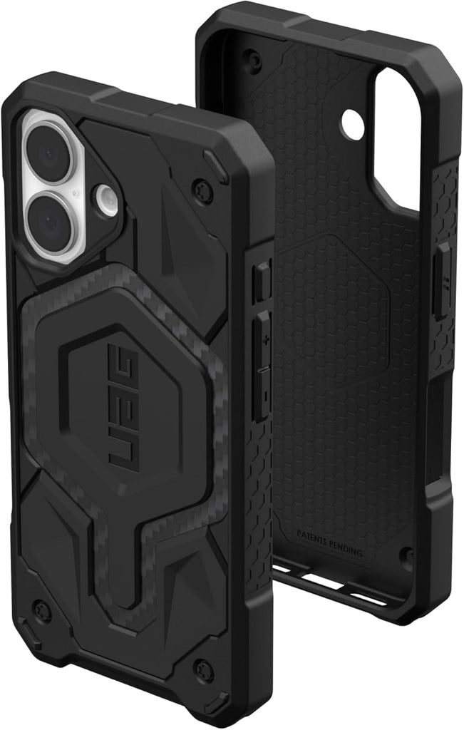 URBAN ARMOR GEAR UAG Designed for iPhone 16 Case 6.1" Plyo - Compatible with MagSafe Charging Rugged Slim Anti-Yellowing Transparent Clear Shockproof Military Grade Protective Cover, Ice/Silver - PhoneStore 豐達網上商店