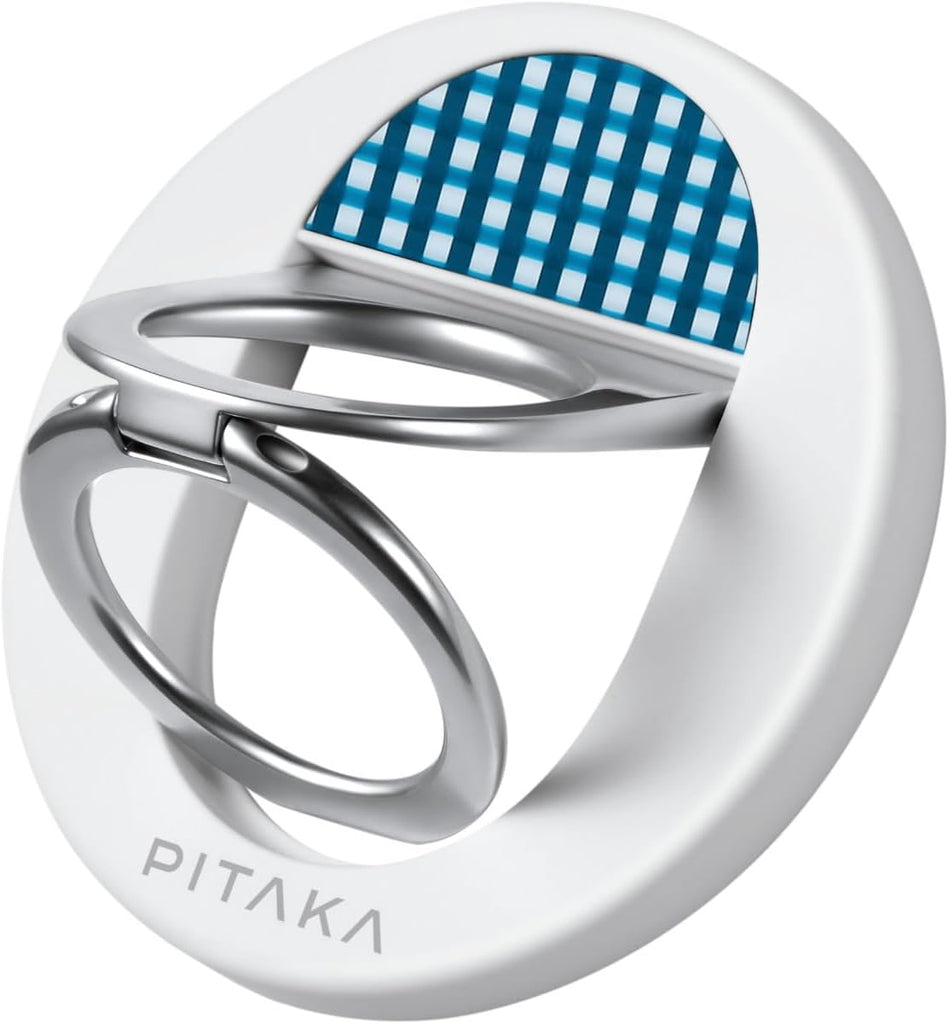PITAKA Phone Ring Holder Magnetic Phone Grip Compatible with MagSafe Ring for iPhone 15/14/13/12 [MagEZ Grip] - PhoneStore 豐達網上商店