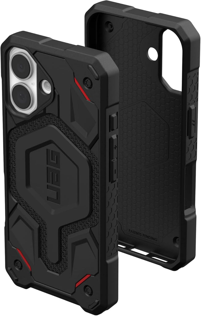 URBAN ARMOR GEAR UAG Designed for iPhone 16 Case 6.1" Essential Armor - Compatible with MagSafe Charging Rugged Slim Sleek Shockproof Anti-Slip Military Grade Protective Cover, Black - PhoneStore 豐達網上商店