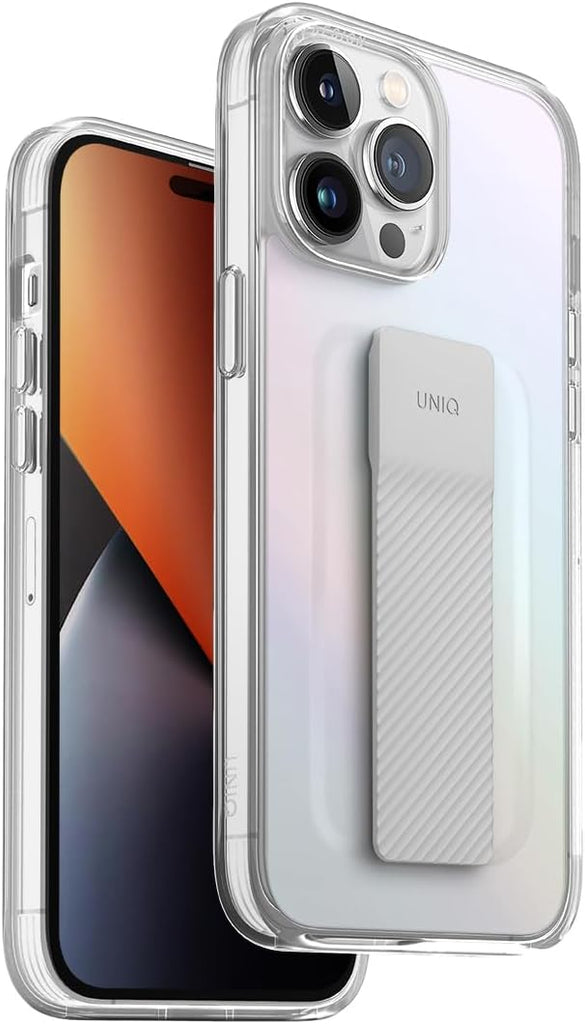 UNIQ Heldro Mount Phone Case Compatible with iPhone 14 Pro Max (Iridescent)