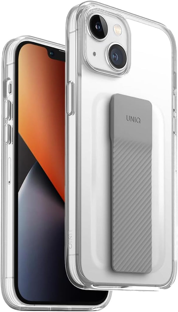 UNIQ Heldro Mount Phone Case Compatible with iPhone 14 (Clear)