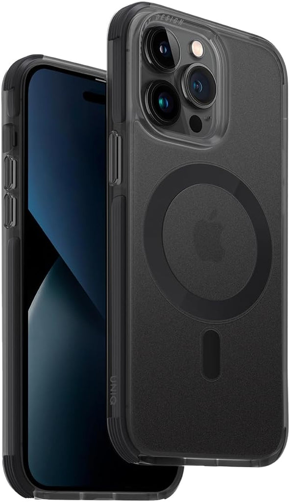 UNIQ Combat (MagClick Magnetic Charging Compatible) Phone Case Compatible with iPhone 14 Pro (Clear)