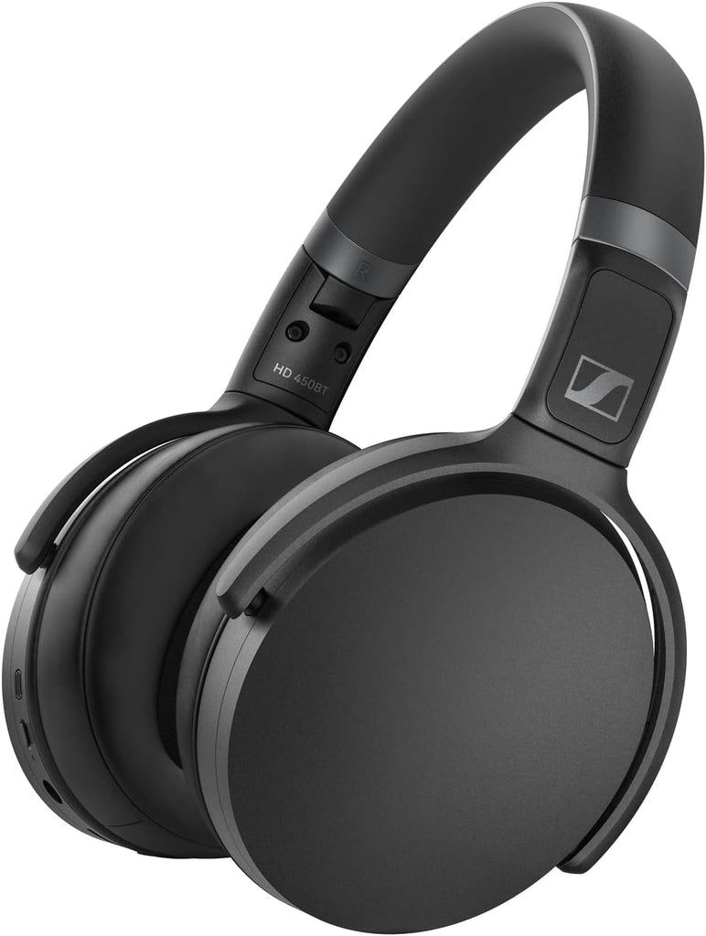 Sennheiser HD 450BT 無線降噪耳機 | 30小時續航 · 德系深沉低音 · 支援 aptX 低延遲