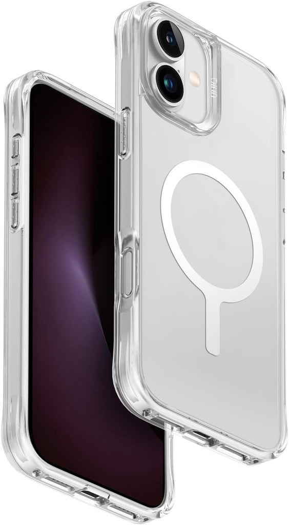 UNIQ LP Xtreme (AF) Phone Case Compatible with Hybrid iPhone 16 Plus (2024) 6.7, MAGCLICK Charging (Frost Clear)