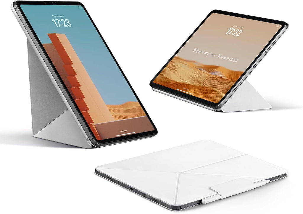 PITAKA iPad Pro Air 11" 6/5/4; Pro 11" 1-4th Gen / Pro 11" 2024 (M4) / Air 13" (M2); Pro 12.9" 3-6th / Air 13" (M2); Pro 12.9" 3-6th Gen / Pro 13" 2024 (M4)保護套，兼容 iPad Pro m4，磁吸式橫直立支架，筆槽，4 種角度 - PhoneStore 豐達網上商店