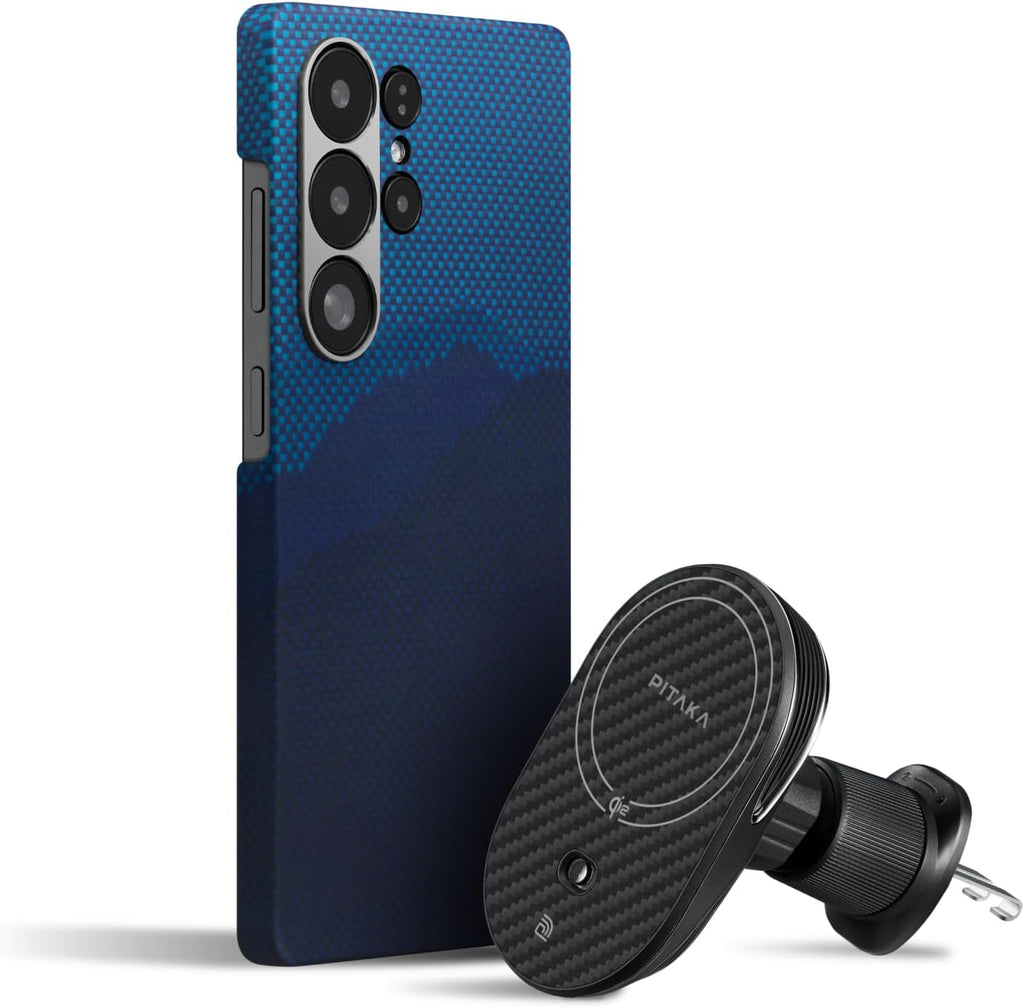 pitaka Tactile Woven Case for S25 Ultra Case and Phone Lanyard, Over The Horizon - PhoneStore 豐達網上商店
