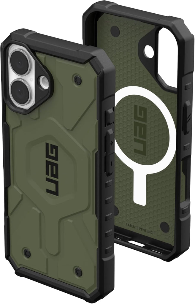 URBAN ARMOR GEAR UAG Designed for iPhone 16 Case 6.1" Monarch Pro - Compatible with MagSafe Charging Rugged Heavy Duty Shockproof Anti-Slip Military Grade Protective Cover, Titanium - PhoneStore 豐達網上商店