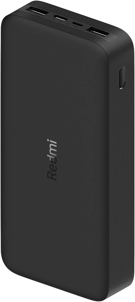 Xiaomi 20000mAh Redmi Power Bank, Fast Charge, Two-Way 18W Fast Charge, Dual Input and Output Ports, 74Wh High Capacity, External Battery Pack Compatible with iPhone, Samsung, Android Devices