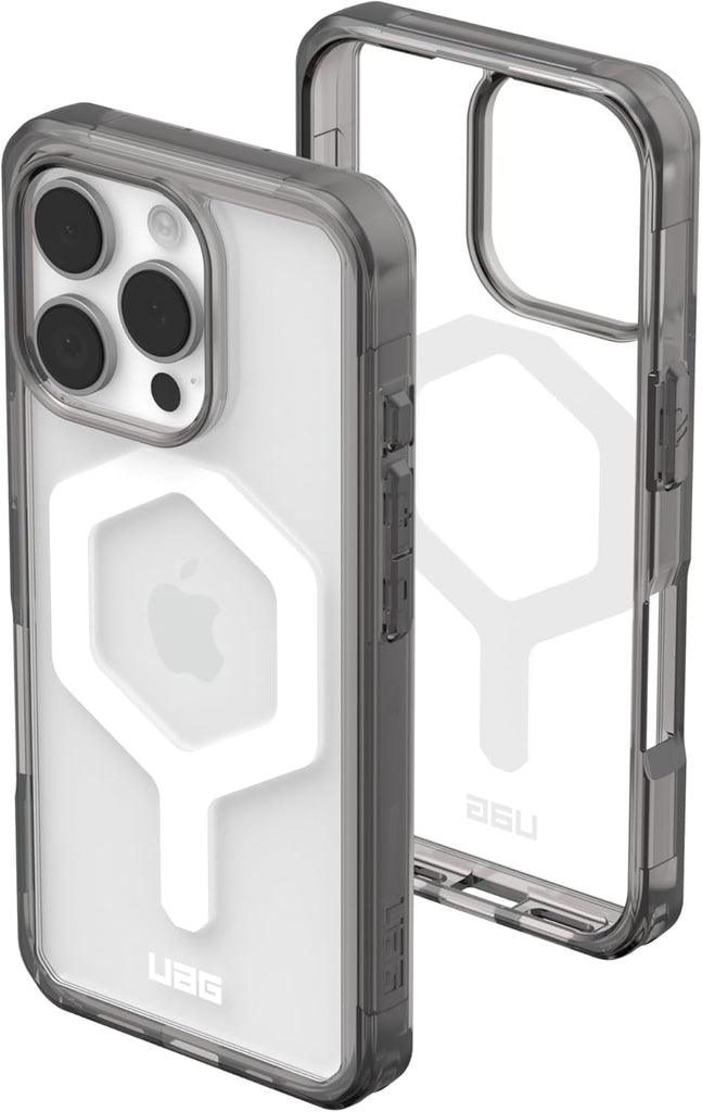 URBAN ARMOR GEAR UAG Designed for iPhone 16 Pro Case 6.3" Plyo - Compatible with MagSafe Charging Rugged Slim Anti-Yellowing Transparent Clear Shockproof Military Grade Protective Cover, Black/Black - PhoneStore 豐達網上商店