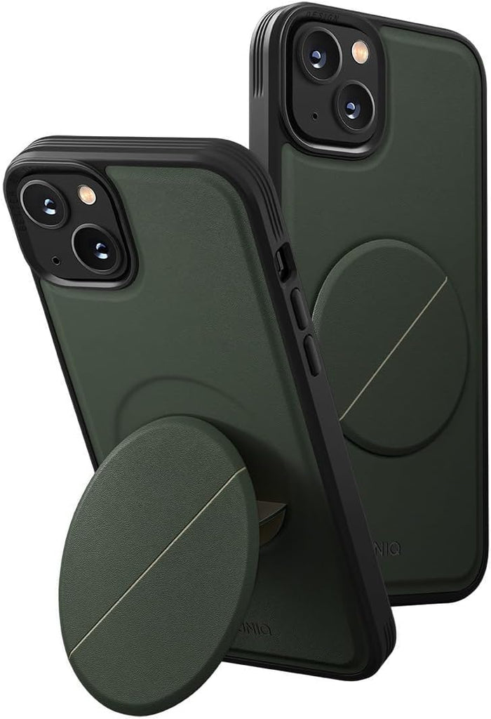 UNIQ Novo Phone Case Compatible with iPhone 14 Plus (Dark Green)