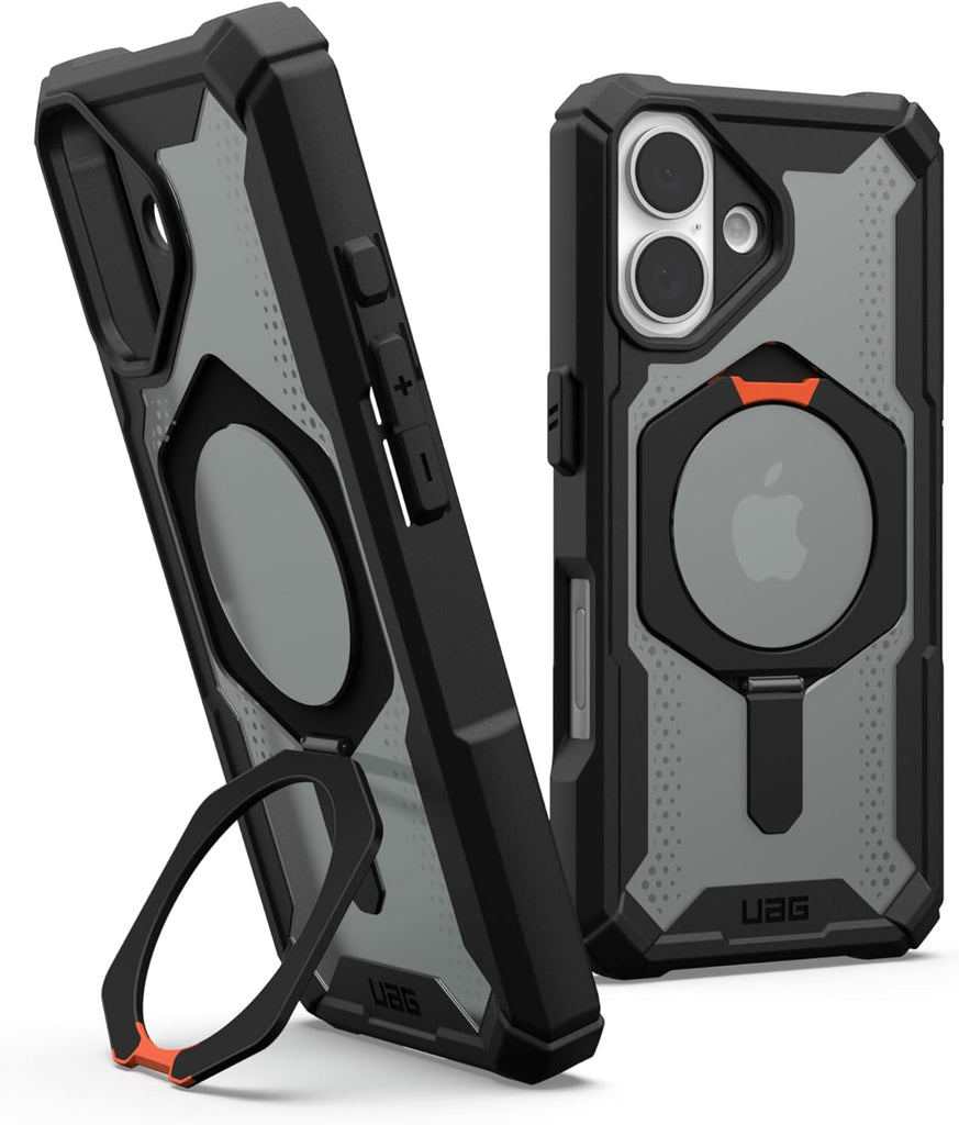 URBAN ARMOR GEAR UAG Designed for iPhone 16 Case Metropolis LT - Compatible with MagSafe Charging Rugged Shockproof Anti-Slip Military Grade Protective Cover, Kevlar Black - PhoneStore 豐達網上商店