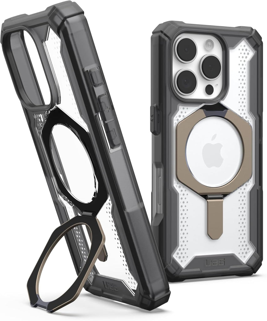 URBAN ARMOR GEAR UAG Designed for iPhone 16 Pro Case 6.3" Plyo - Compatible with MagSafe Charging Rugged Slim Anti-Yellowing Transparent Clear Shockproof Military Grade Protective Cover, Black/Black - PhoneStore 豐達網上商店