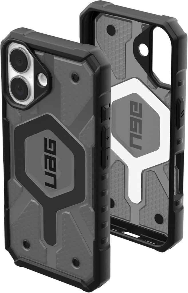 URBAN ARMOR GEAR UAG Designed for iPhone 16 Case Metropolis LT - Compatible with MagSafe Charging Rugged Shockproof Anti-Slip Military Grade Protective Cover, Kevlar Black - PhoneStore 豐達網上商店