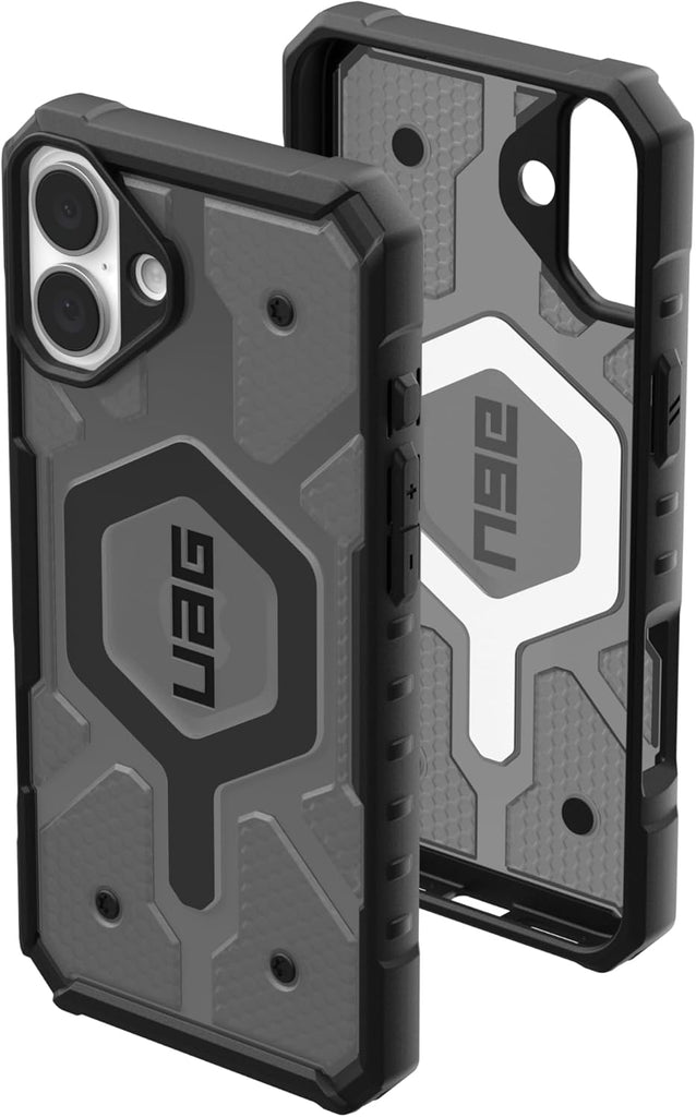 URBAN ARMOR GEAR UAG Designed for iPhone 16 Plus Case 6.7" Essential Armor - Compatible with MagSafe Charging Rugged Slim Sleek Shockproof Anti-Slip Military Grade Protective Cover, Ash - PhoneStore 豐達網上商店