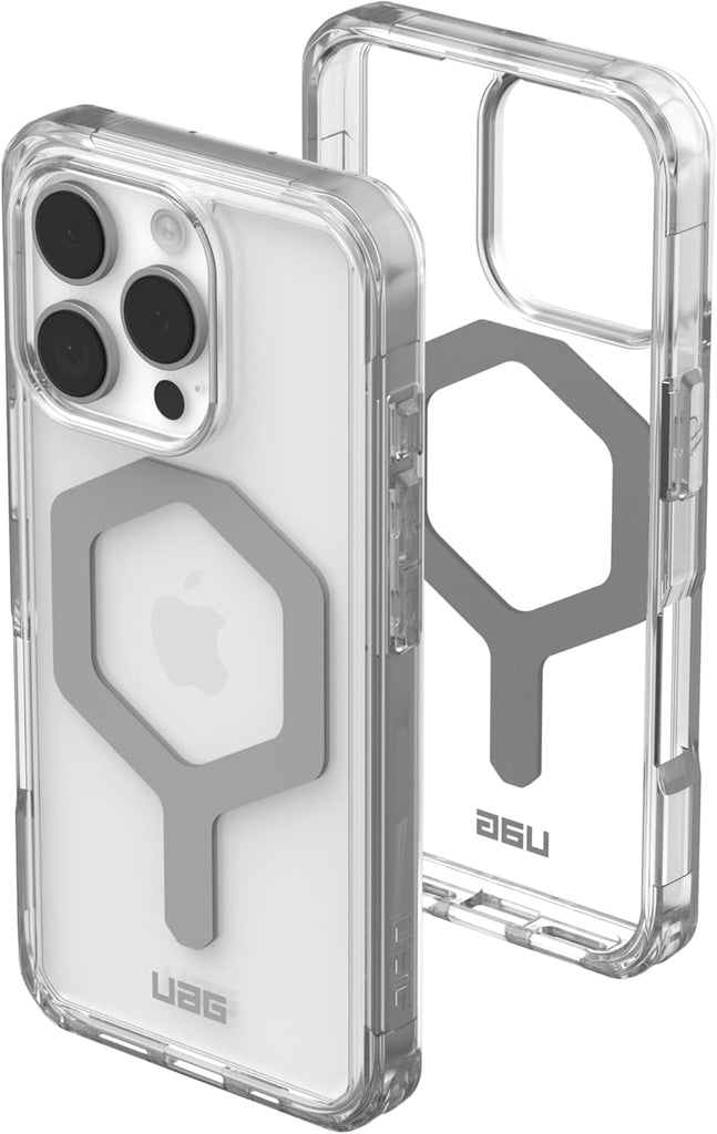 URBAN ARMOR GEAR UAG Designed for iPhone 16 Pro Case 6.3" Plyo - Compatible with MagSafe Charging Rugged Slim Anti-Yellowing Transparent Clear Shockproof Military Grade Protective Cover, Black/Black - PhoneStore 豐達網上商店