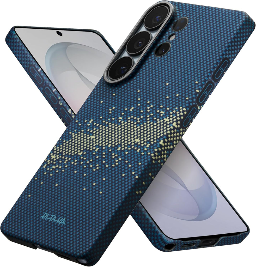 PITAKA Samsung Galaxy S26 Ultra 1500D 芳綸纖維極致輕薄保護殼 (Milky Way Galaxy 銀河) - PhoneStore 豐達網上商店