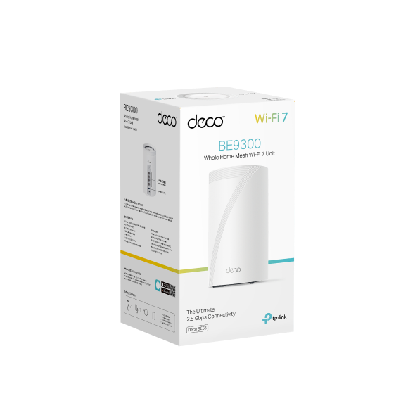 TP-Link Deco BE65 BE9300 三頻 Whole Home Mesh WiFi 7 系統 | 全 2.5G 端口 + 320MHz 超闊頻寬 - PhoneStore 豐達網上商店