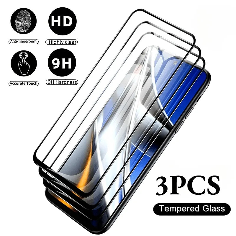 HD Tempered Glass Screen Film Protectors For Xiaomi Poco F7 Ultra Pro Protective Glass For Xiaomi Poco F6 F5 Pro F4 F3 GT Glass