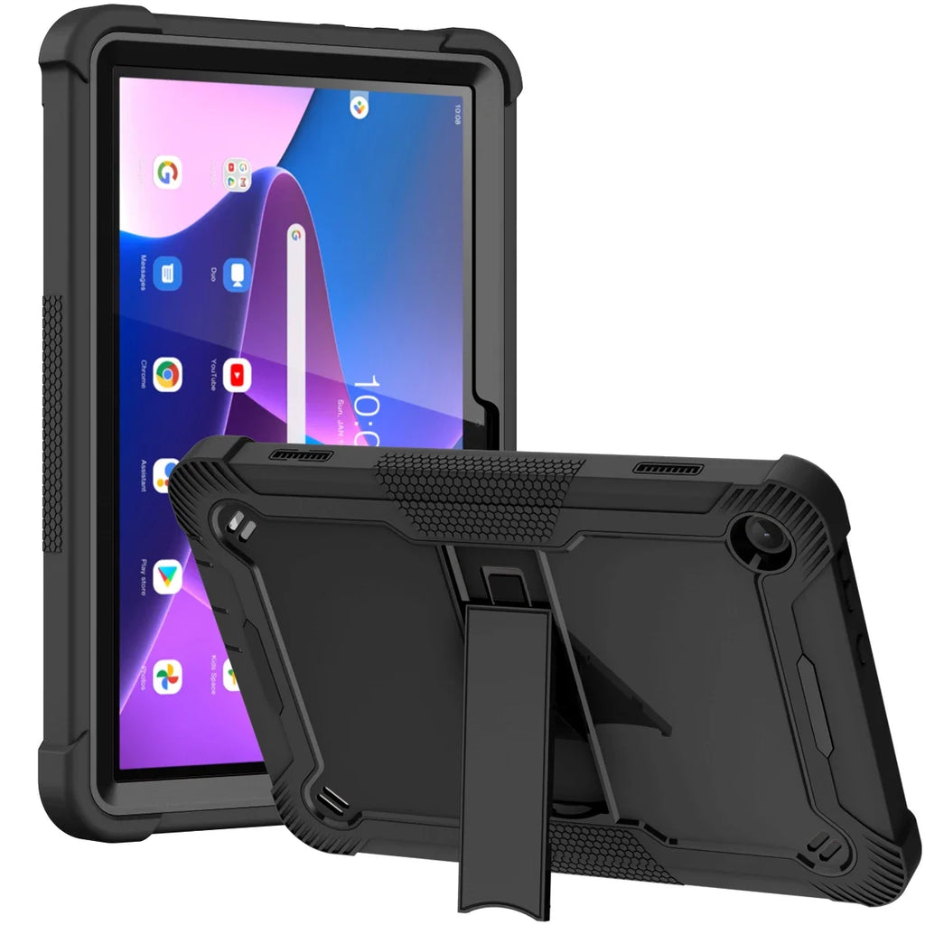 Armor Stand Case For Lenovo Tab M11 M10 HD 2nd Gen X306F X606X M10 3rd Gen 2022 10.1 TB-328FU Cover Tablet Tab M10 Plus 3rd Gen