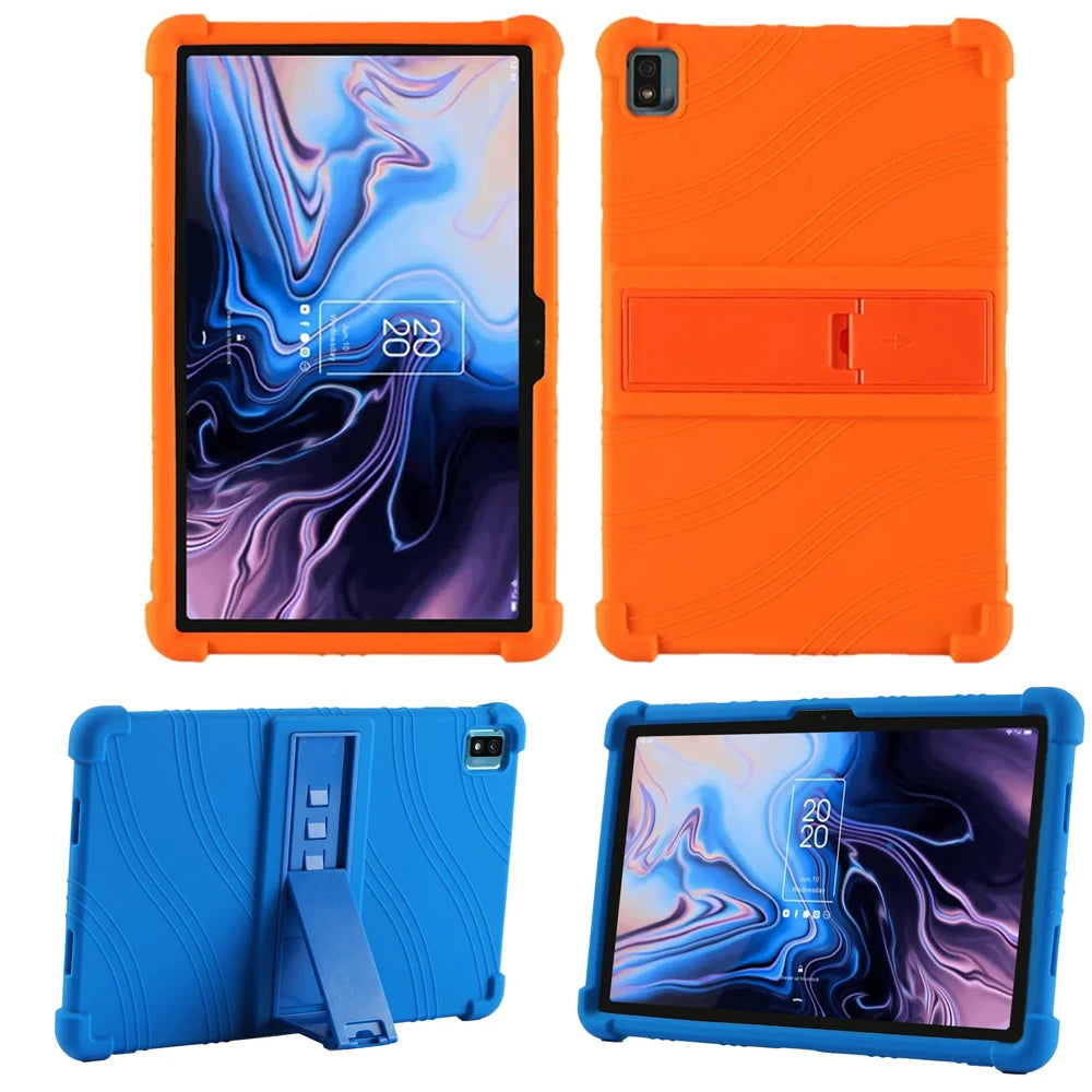 For TCL 10 Tab MAX Tablet 10.36 Android 10 Tablet Case Soft Silicon Stand Protect Shell Cover For TCL 8 LE 9137W 10L TAB 11 10S