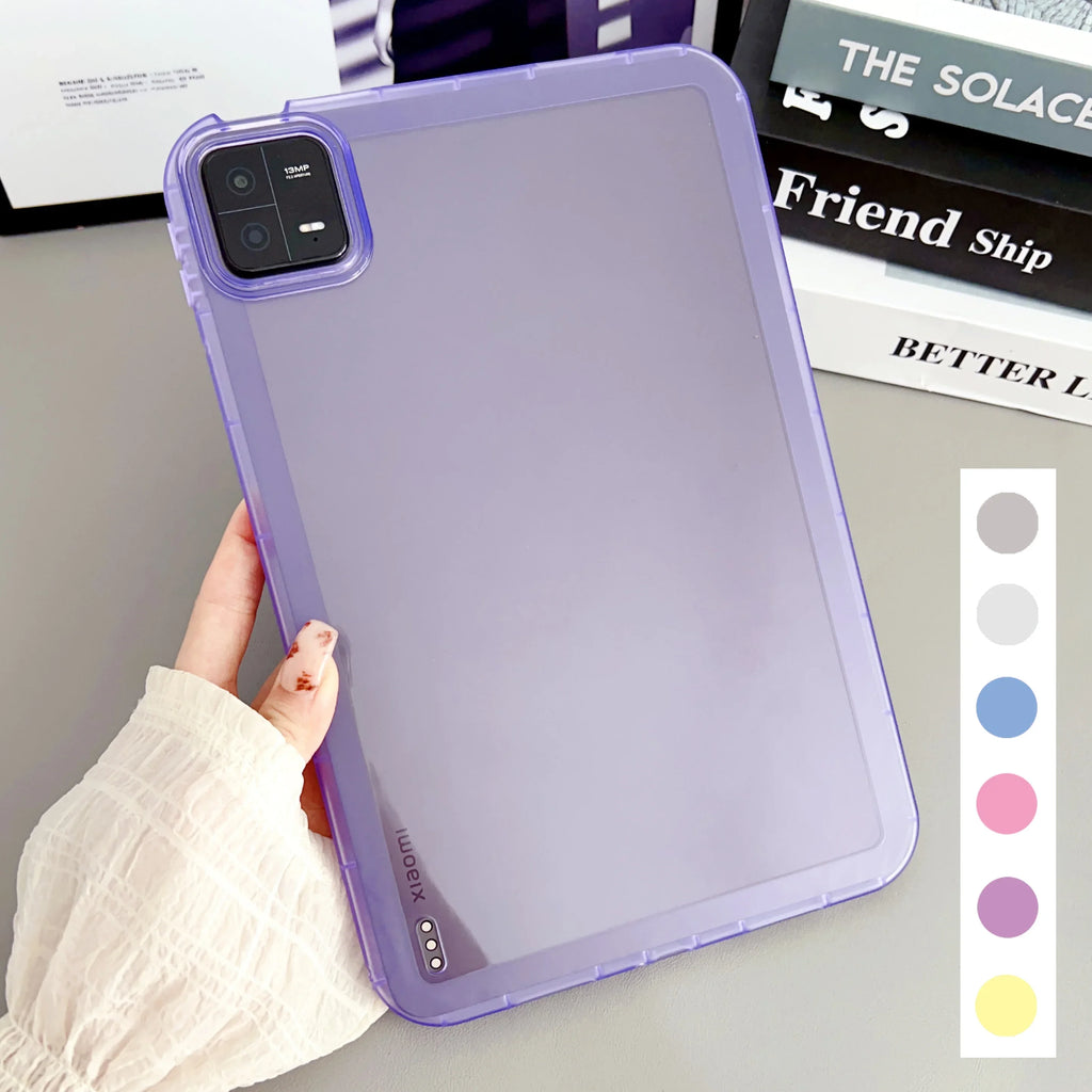Case for Xiaomi Pad 6s Pro 2024 Redmi Pad SE 11 2023 Pad 6 5 6 Pro 5 Pro Colorful Silicone Safety for Xiaomi Tablet Cover Soft