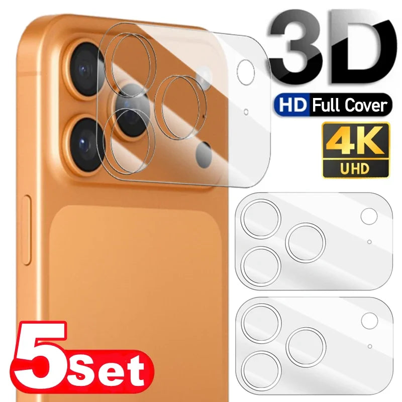 Full Coverage Camera Lens Tempered Glass Film For iPhone 17 Pro Max 17Air Anti-scratch Lens Protective Film For iPhone17
