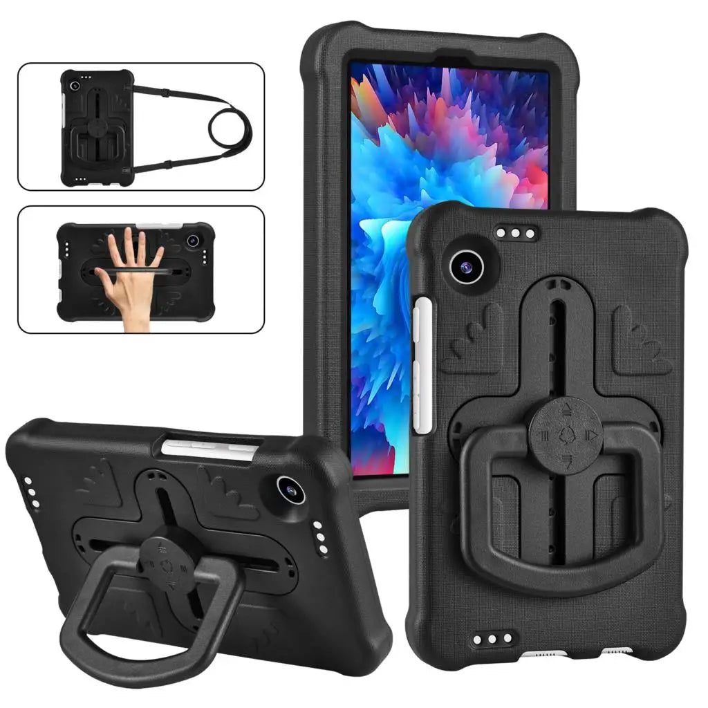 Case For Samsung Galaxy Tab A9 SM-X110 X115 A9 Plus SM-X210 X216 X218 Stand 360 Rotating Cover EVA Kids Shockproof Multi-Angles