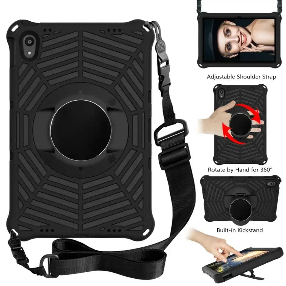 For Lenovo Tab P11 Plus Case Kids EVA with Shoulder Strap Tablet Cover for Lenovo Tab P11 TB-J606F TB-J616F 11 inch Stand Case