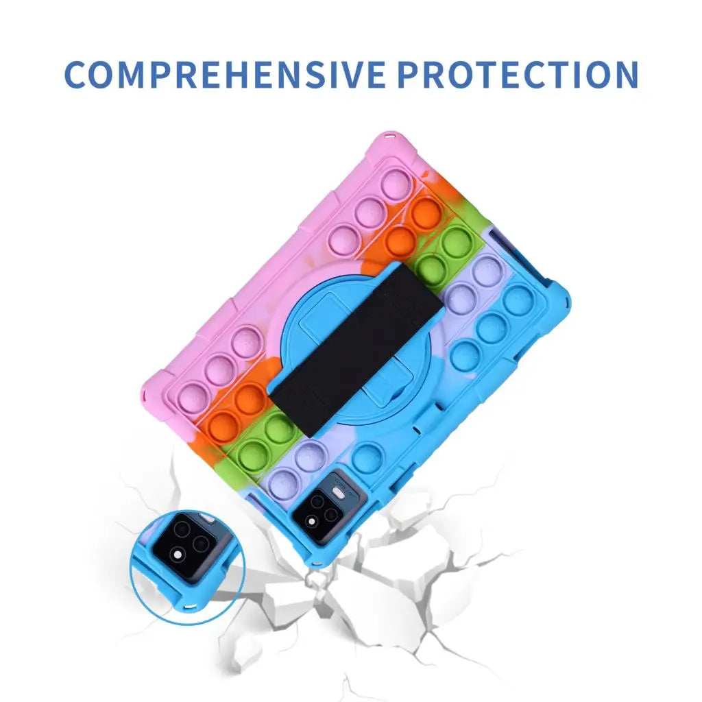 Case For Lenovo M10FHD Plus TB-X606 M10 3nd 10.6 inch P11 TB-J606F TB-X505F K10 Kickstand Soft Silicone Cover Kids Funda