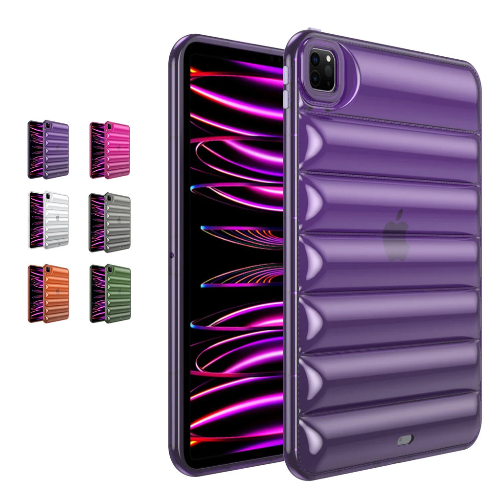 Transparent Air Bed Style Tablet for Ipad Pro11 Air 11 2024 A2837 A3006 A2899 A2900 A2902 Soft Cover Case Material TPU Colorfull