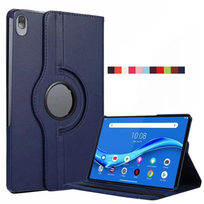 For Lenovo Tab K10 Case 10.3 Inch TB-X6C6F TB-X6C6X 360 Degree Rotating Flip Stand for Lenovo Tab K10 Case Tablet Case #R