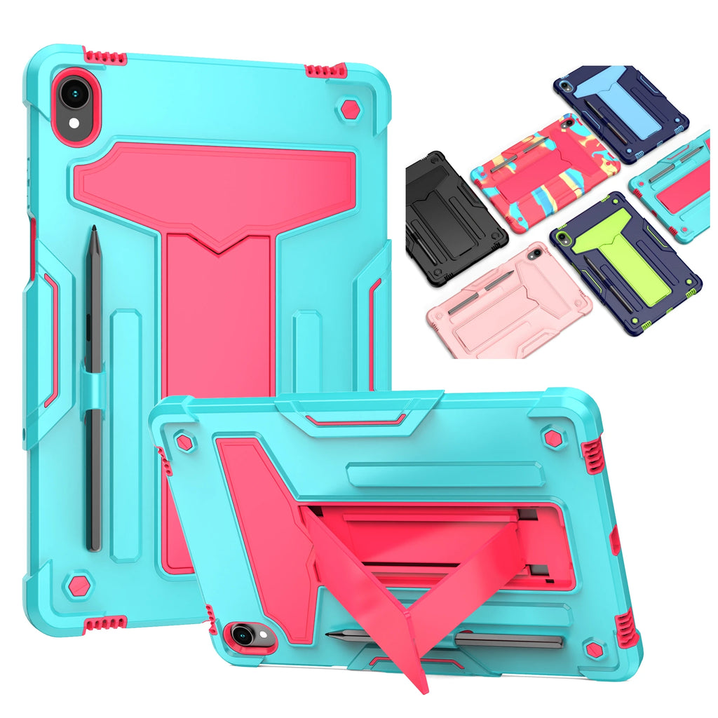 Armor Tablet Case for Samsung Galaxy Tab S11 11 Inch SM-X730 SM-X736B SM-X736 Shockproof Soft Silicone Stand Cover with Pen Slot
