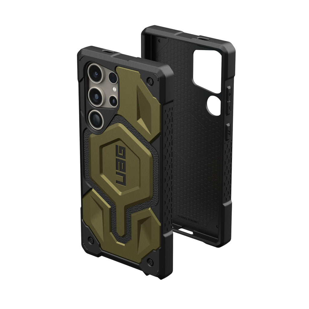 UAG Samsung Galaxy S24 Ultra Case 6.8" Metropolis LT Kevlar Olive, Magnetic Charging Rugged Military Drop-Proof Impact Resistant Non-Slip Protective Cover - PhoneStore 豐達網上商店
