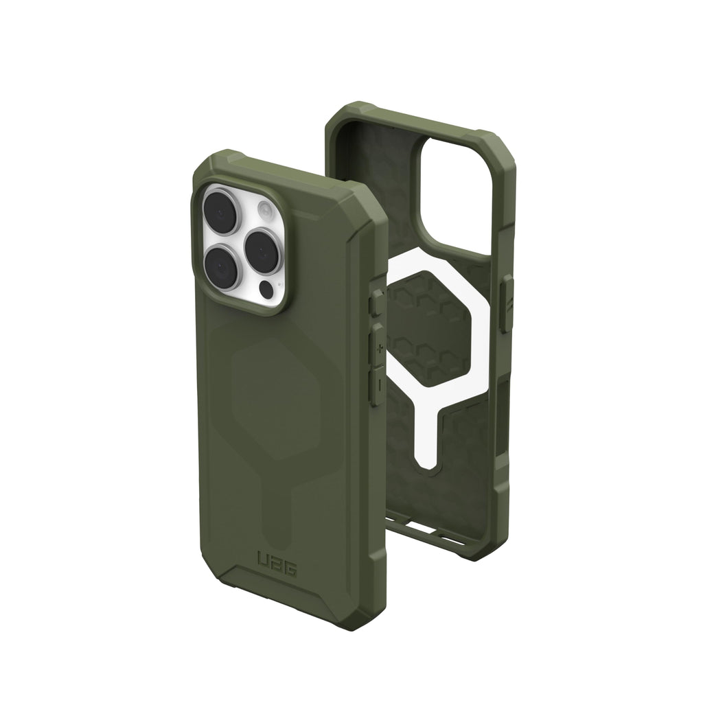 UAG iPhone 16 Pro Case 6.3" Civilian - Compatible with MagSafe Charging Rugged Slim Sleek Shockproof Anti-Slip Military Grade Protective Cover, Black - PhoneStore 豐達網上商店