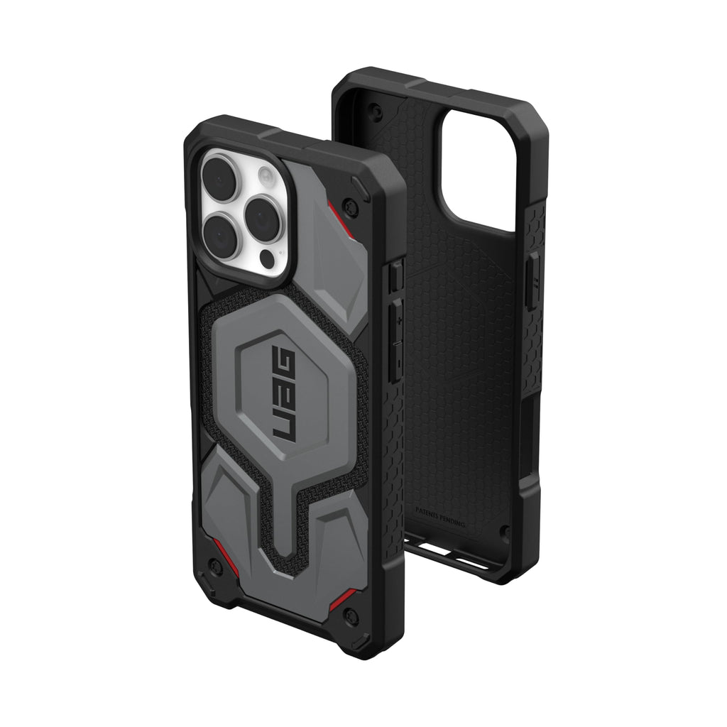 UAG iPhone 16 Pro Max Case 6.9" Monarch Pro - Compatible with MagSafe Charging Rugged Heavy Duty Shockproof Anti-Slip Military Grade Protective Cover, Titanium - PhoneStore 豐達網上商店