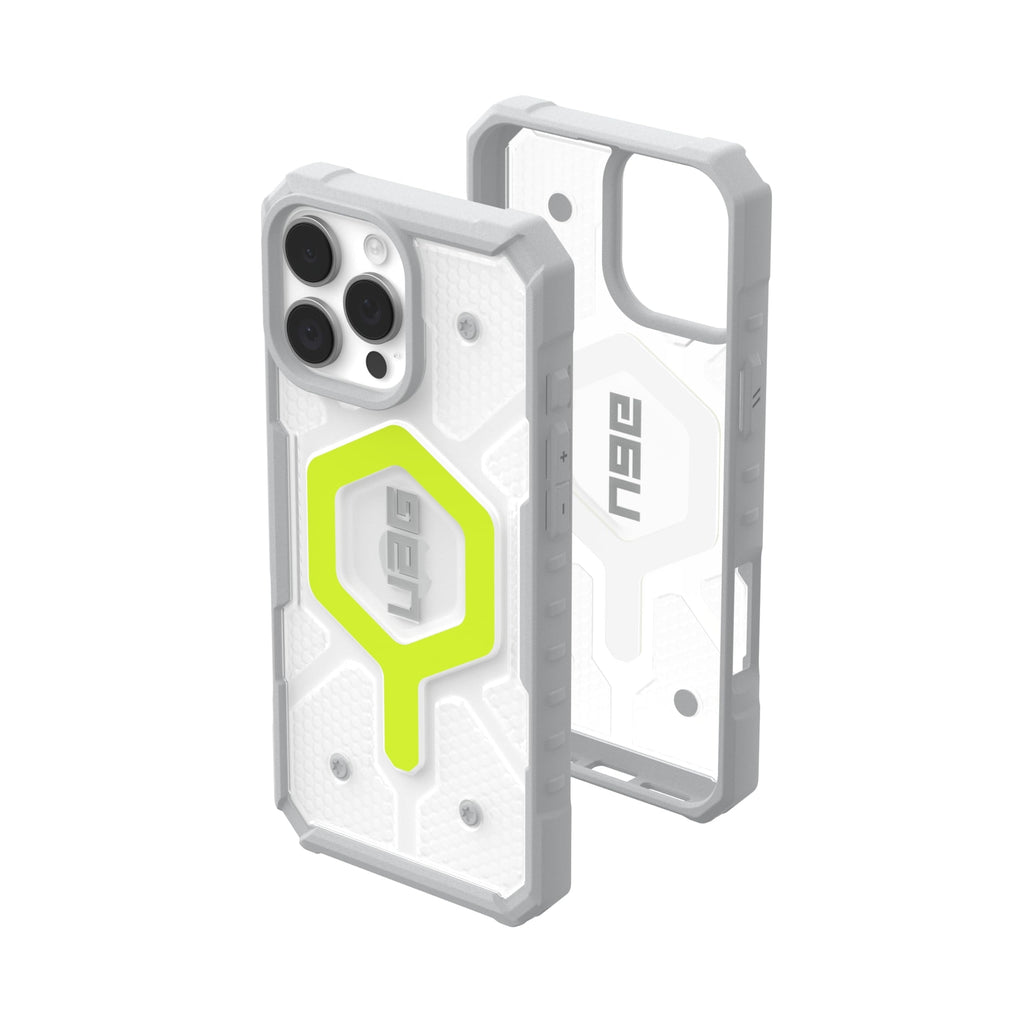 UAG iPhone 16 Pro Max Case 6.9" Pathfinder Clear - Compatible with MagSafe Charging Rugged Shockproof Anti-Slip Military Grade Protective Cover, Ash - PhoneStore 豐達網上商店